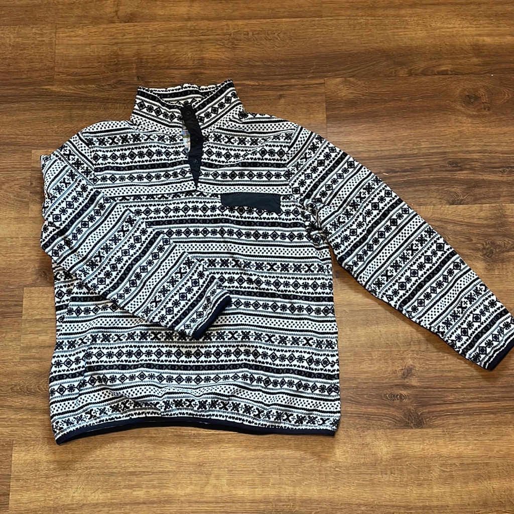 Quarter Button Aztec Jacket!